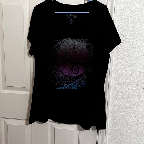 Disney NIGHTMARE BEFORE CHRISTMAS T-Shirt 3XL Black Jack Skellington Tee - Picture 1 of 4
